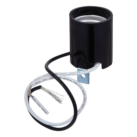 Janorf Jandorf Phenolic Medium Base Socket w/Wire Leads 1 pk 60537